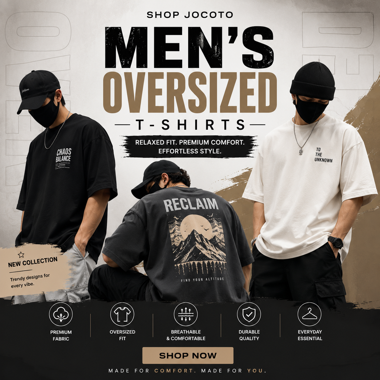 Men's Oversized T-Shirts