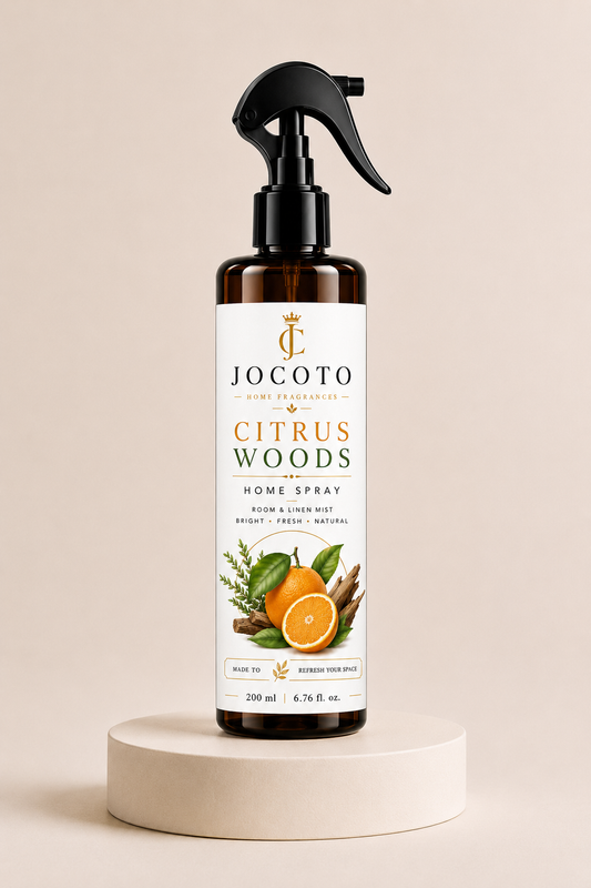 Jocoto Citrus Woods Home Spray – Bright, Fresh & Natural Room Spray, 200 ml