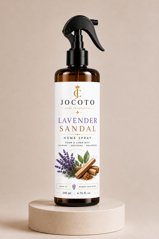 Jocoto Lavender Sandal Home Spray – Calming Floral & Woody Room Spray, 200 ml