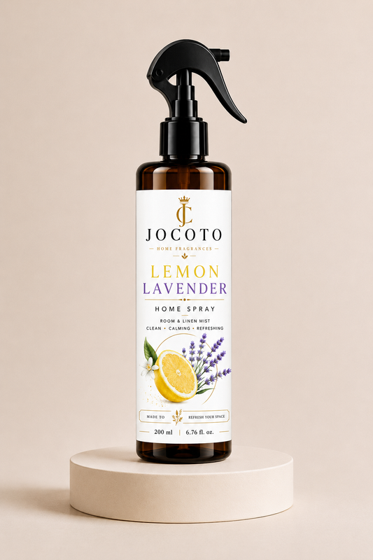 Jocoto Lemon Lavender Home Spray – Clean, Calming & Refreshing Room Spray, 200 ml