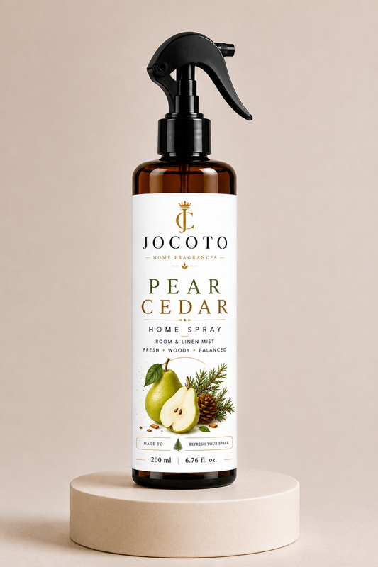 Jocoto Pear Cedar Home Spray – Fresh, Woody & Balanced Room Spray, 200 ml