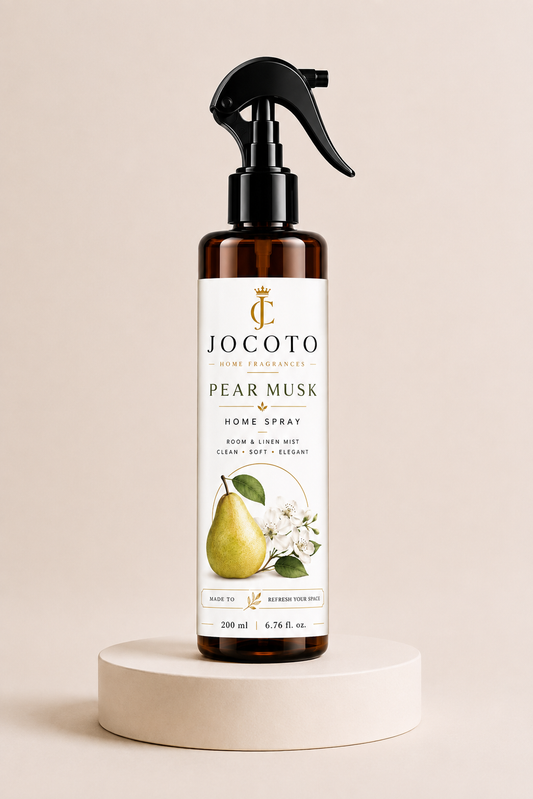 Jocoto Pear Musk Home Spray – Clean, Soft & Elegant Room Spray, 200 ml