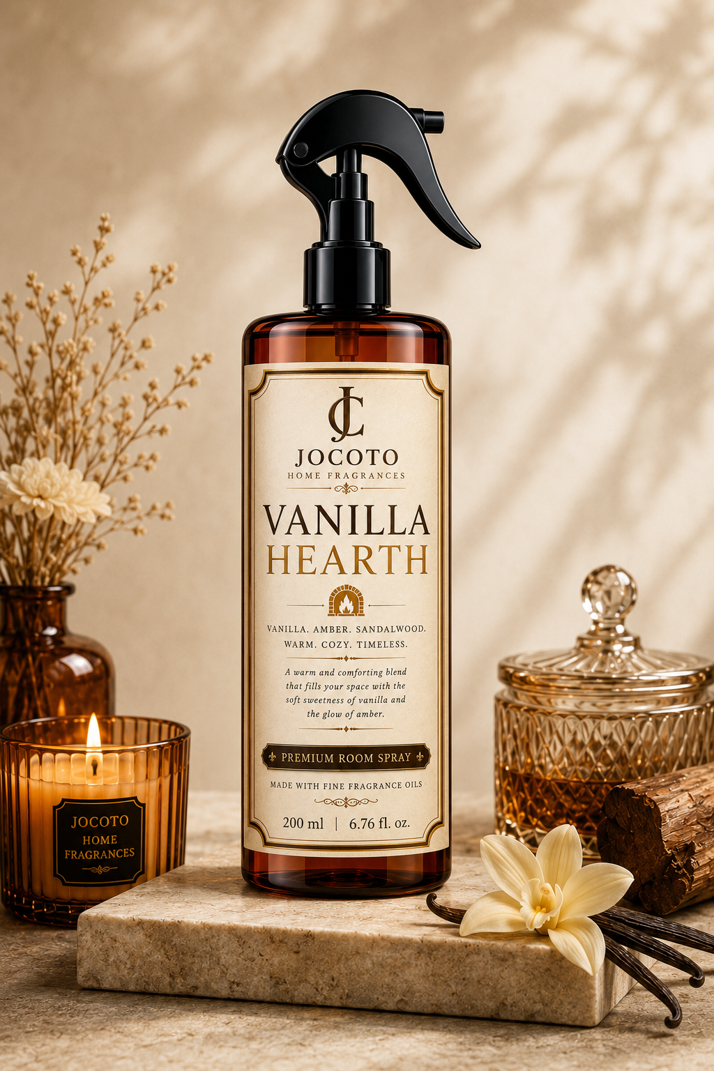 Jocoto Vanilla Hearth Premium Room Spray – 200 ml