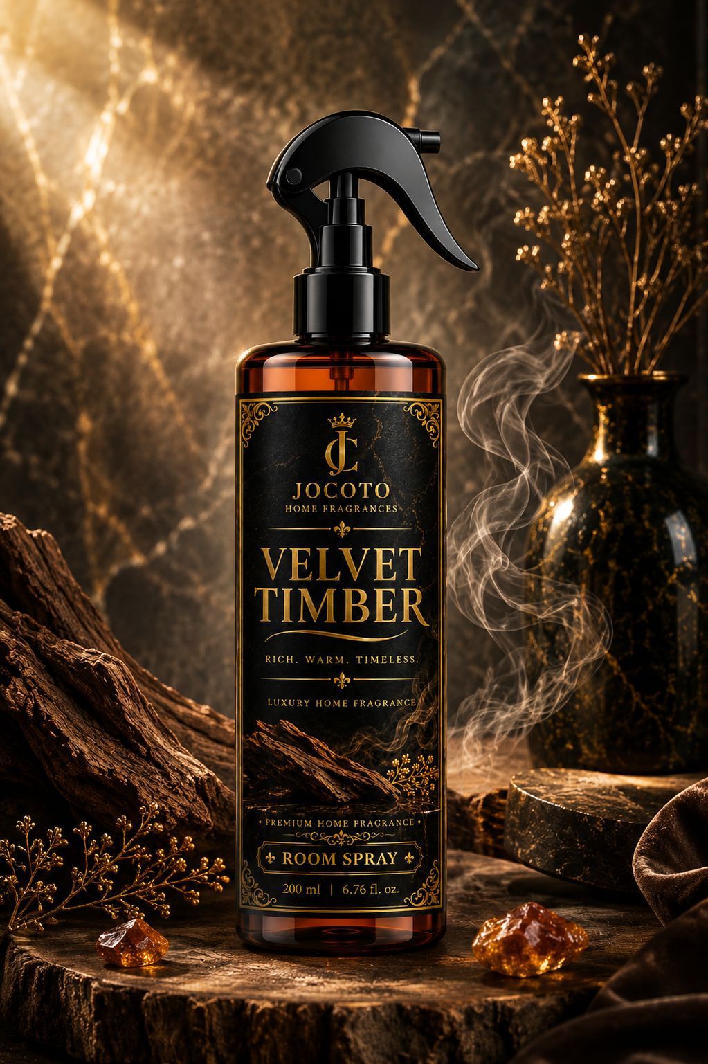 Jocoto Velvet Timber Premium Room Spray – 200 ml